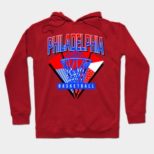 Philadelphia Basketball 90s Throwback Hoodie